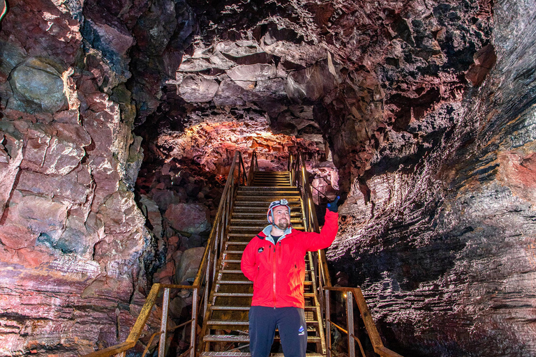 De Reykjavik: Excursão às cavernas de lavaTour com coleta de Reykjavik