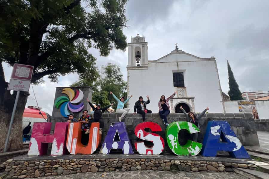 Basaltprisma's, Peña del Aire en Huasca