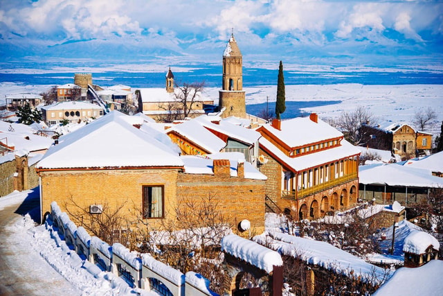 Vanuit Tbilisi: Bodbe klooster, Sighnaghi, & Telavi dagtour