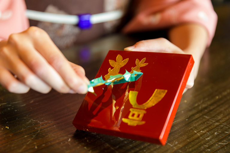 Kanazawa: Gold Leaf Craft Workshop in Higashi Chaya