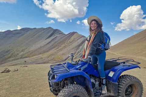 Rainbow Mountain sem caminhadas Esforço zero com ATVs