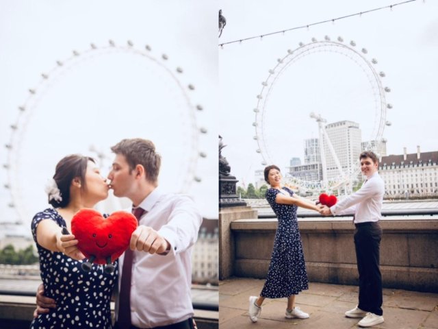 London: Private Couples Photography Session with Landmarks