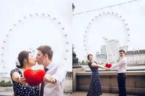 London: Private Couples Photography Session with Landmarks
