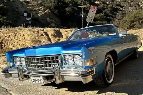Discover LA in a 1973 Cadillac Eldorado convertible
