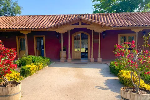 Santiago: Tour privato alla Cantina Aquitania e al Tempio Bahá'í