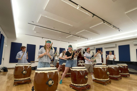 Kyoto, Japan Japansk trumma Taiko Workshop