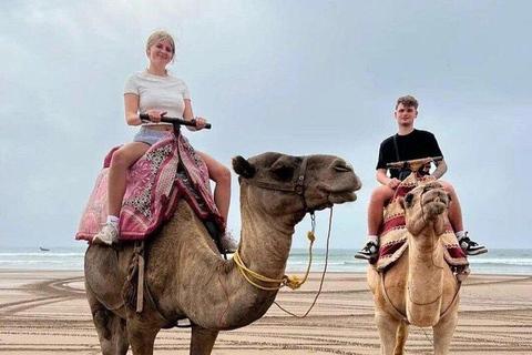 Agadir: Desert & Beach Quad with Sandboard & Camel Option Double Desert & Beach Quad, Sandboard