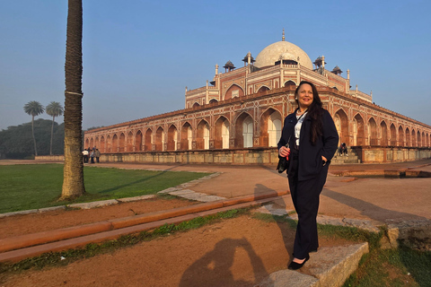 Delhi: lussuoso tour privato guidato di mezza giornata 🏰Guida + auto + biglietti inclusi