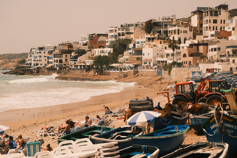 Departing from Agadir or Taghazout: Timlalin Dunes and Taghazout Tour
