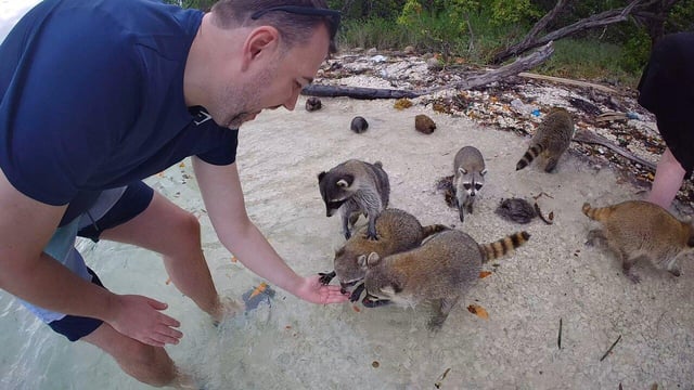 Privát hajóbérlés Raccoon Island Miami és snorkeling túra