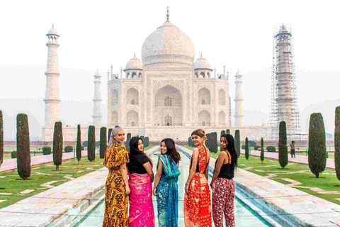 Depuis Delhi : visite du Taj Mahal à Agra le même jour par Gatimaan ExpressGuide pour tous les monuments d'Agra