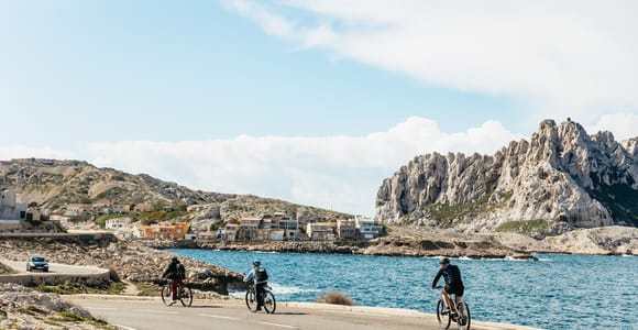 Von Marseille: Geführte E-Bike-Tour zur Calanque de Sormiou