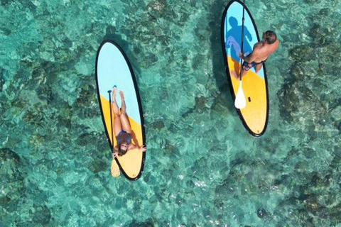 Gili T: Stand Up Paddle &amp; Kajak Avontuur in Serene WaterenDubbele kajak (2 uur)