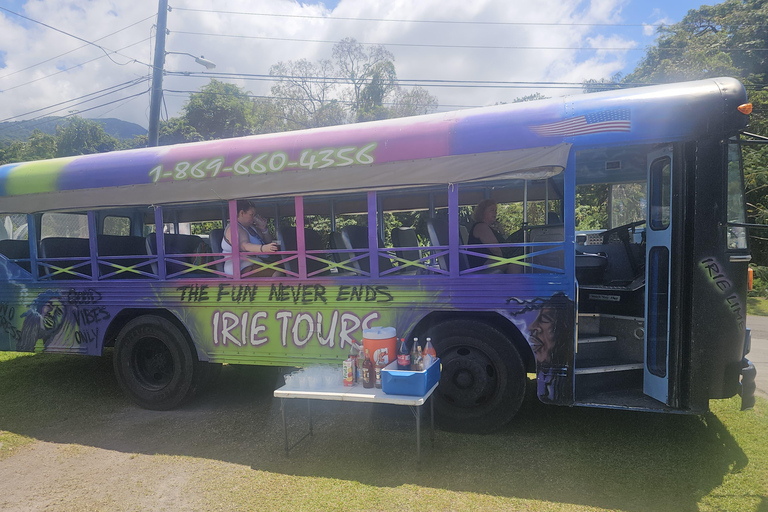 St. Kitts: Irie Open-Air Tour, Rum Tasting & Beach Time