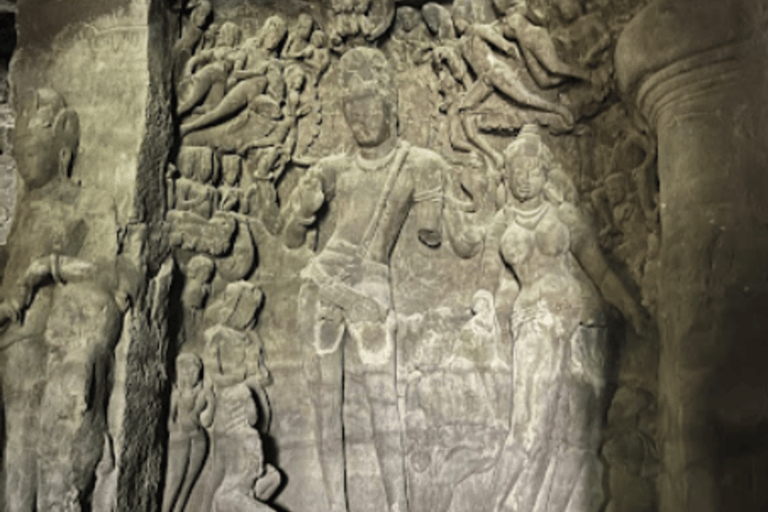 Elephanta Caves Half Day Guided Tour All Include Private Tour with Pickup & Drop-Off