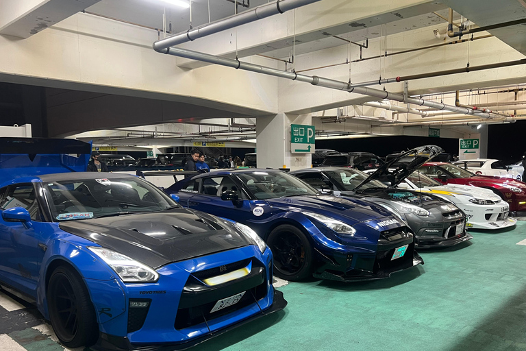Tokyo JDM Tour: Daikoku PA (getunte JDM-Autos, Skyline GTR, RX7)JDM-Auto-Tuning-Erlebnis