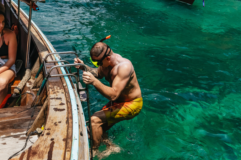 Krabi: 4 Islands Tour by Longtail Boat Meeting Point at Railay Beach