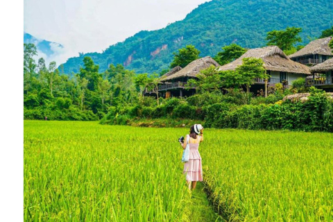 Incredible Mai Chau - Puluong - Ninh Binh: 3 Days, 2 NightsShare a dormitory in Pu Luong and a private room in Tam Coc