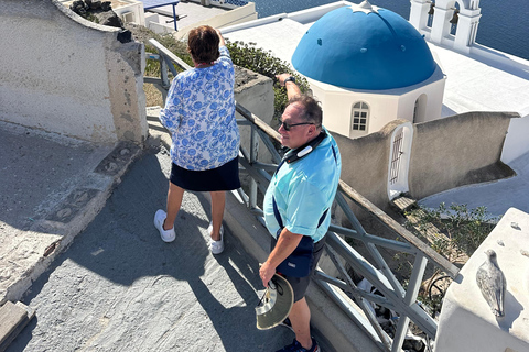 Santorin : visite des temps forts avec Oia et Pyrgos MegaloxoriSantorin : visite des temps forts avec Oia, Pyrgos et Megalochori