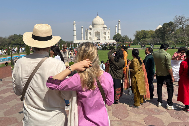 Taj Mahal en Agra Overnight Tour - vanuit Delhi - met de auto