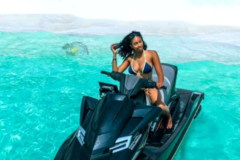 Nungwi/Kendwa: Jet Ski Adventure with Drone Footages Jet ski ride Without Drone Footage (Pickup Included)