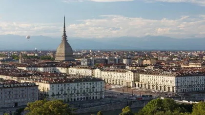 Spaziergang durch Turin und den Königspalast