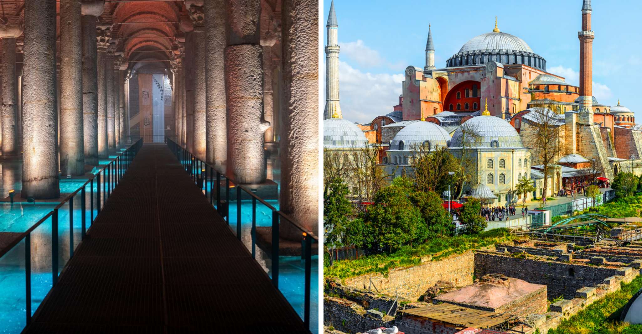 Basilica Cistern & Hagia Sophia with Optional Topkapi Palace