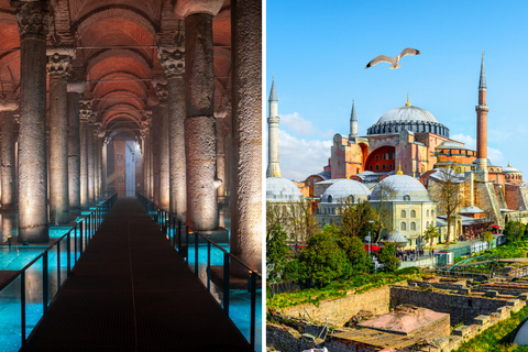 Istanbul : billet combiné pour la basilique-citerne et Sainte-Sophie