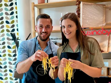Lazise: Frische Pasta-Kochkurs mit Mahlzeit und Wein