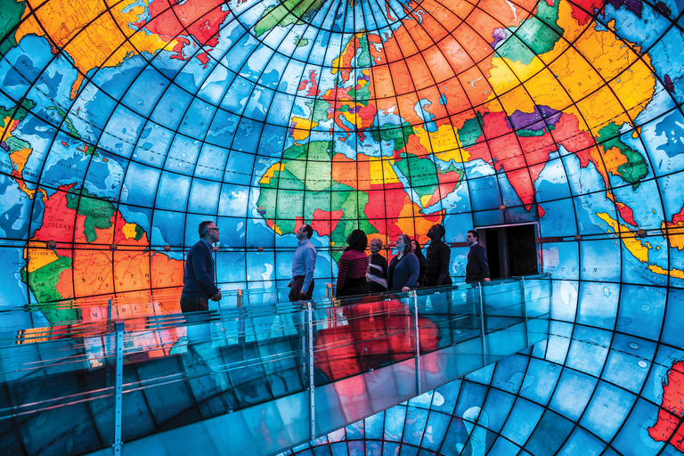 Boston: Mapparium® globo + Come vedi il mondo?Boston: Mapparium Globe Come vedi il mondo?