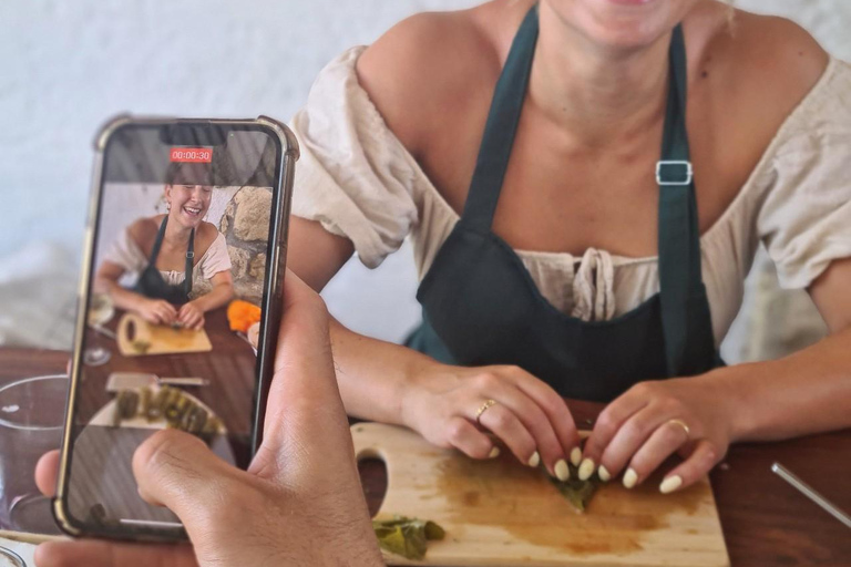 Rhodes: 1952 Farmhouse Cooking & Lunch with Unlimited Wine Rhodes: Cooking Class & Lunch at a traditional Farmhouse