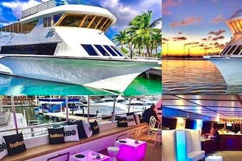 Miami: Party Yacht Cruise with Open Bar and DJ