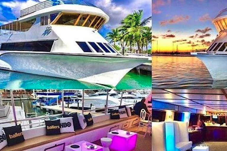 Miami: Party Yacht Cruise with Open Bar and DJ
