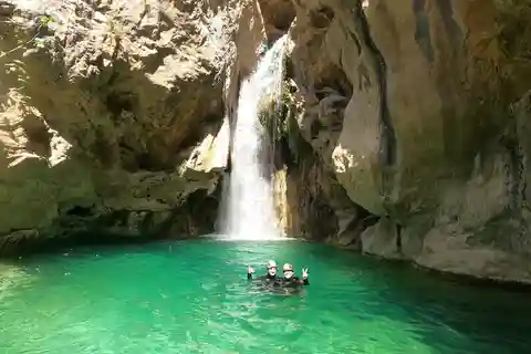 Río Verde, Almuñécar, Granada: Canyoning med fotoreportage