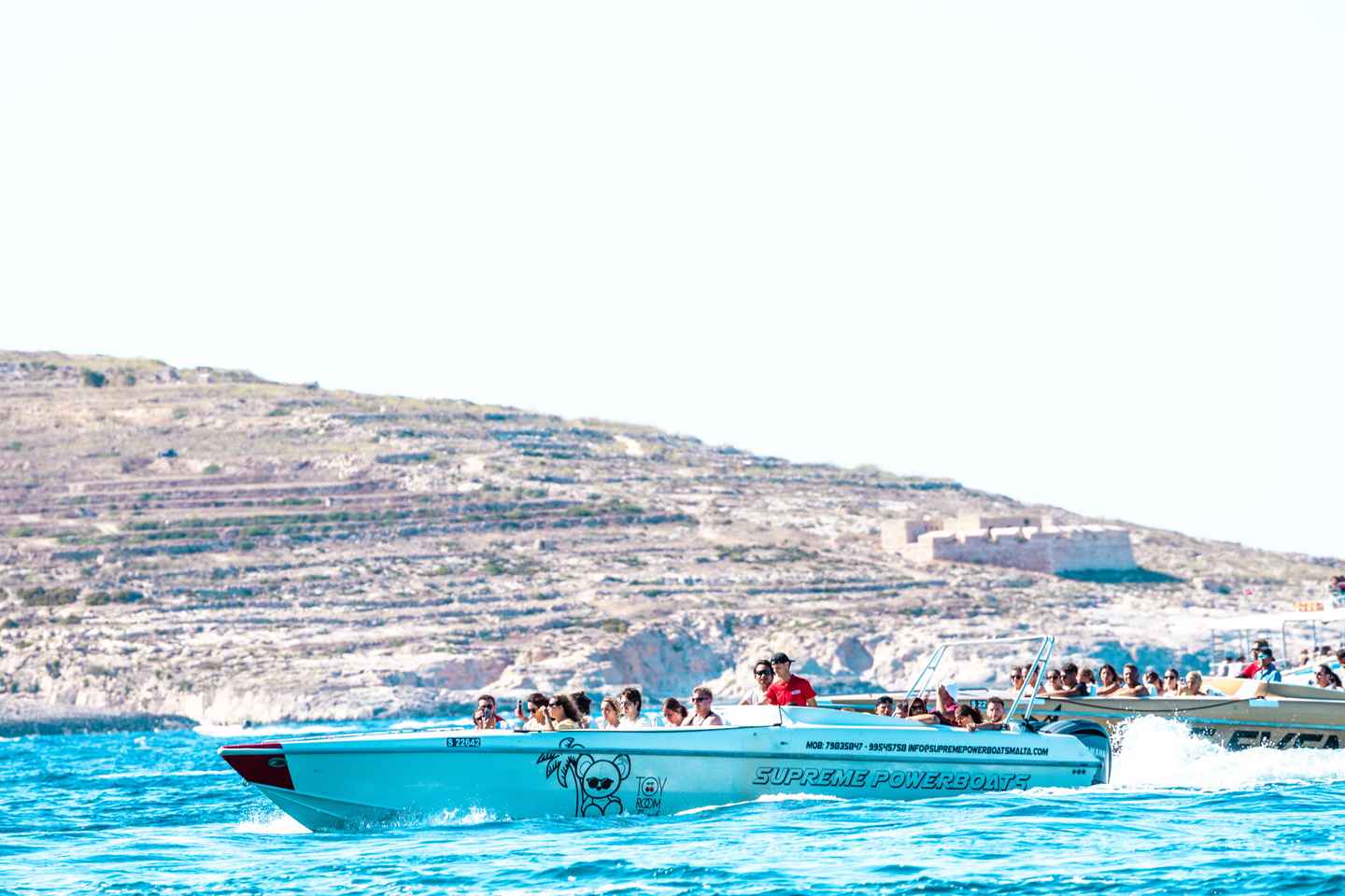 Sliema: Powerboat trip to Gozo & Comino with Caves