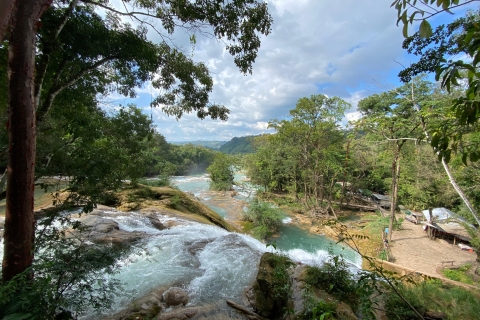 Desde San Cristobal: Agua Azul, Misol-ha und Palenque
