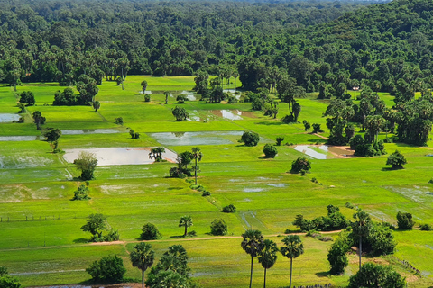 Giro in mongolfiera all&#039;alba o al tramonto di Angkor e servizio di prelievo e rientro