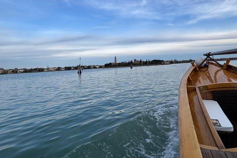Venice: 1.5h Sunset Lagoon Cruise on Traditional Wooden Boat