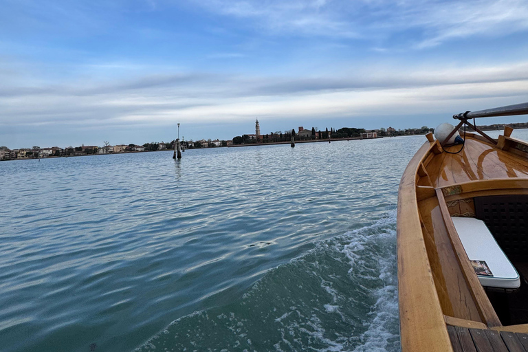 Venice: 1.5h Sunset Lagoon Cruise on Traditional Wooden Boat