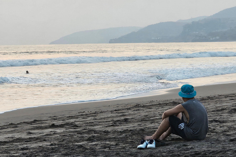 Strand, Vulkan und Stadt in El Salvador am selben Tag!