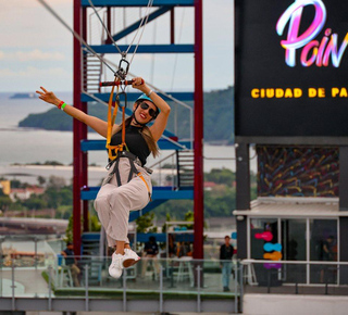 Tirolesa en Panamá (ciudad)