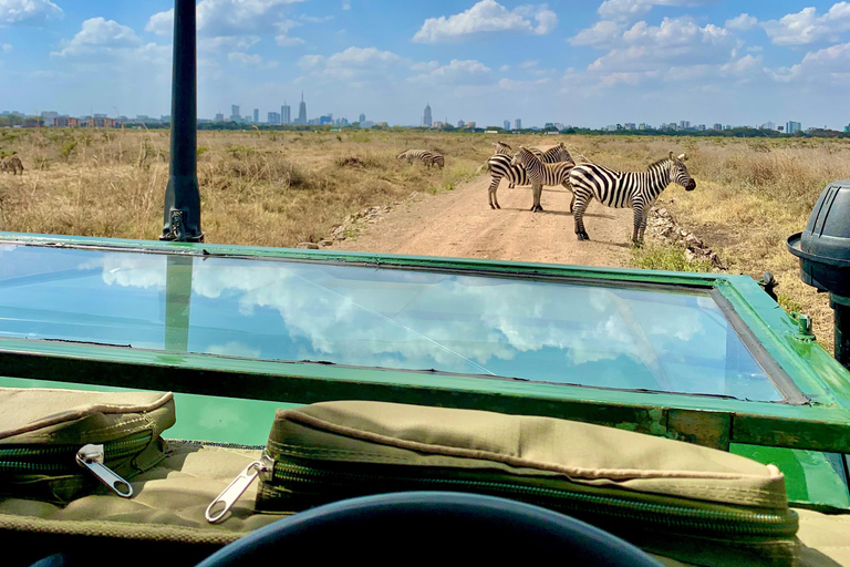 Maasai Mara Day Game Trip in Open Sided 4x4 Safari Jeep