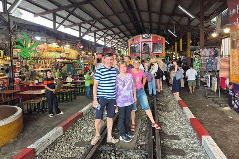 Bangkok: Floating Damnoen Saduak and Mae Klong Train Markets