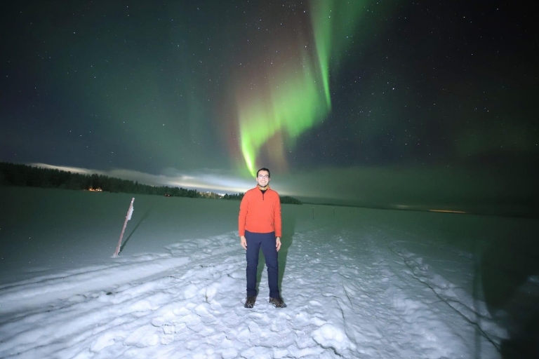 Caza de auroras boreales en SonkamuotkaCaza de auroras boreales Sonkamuotka