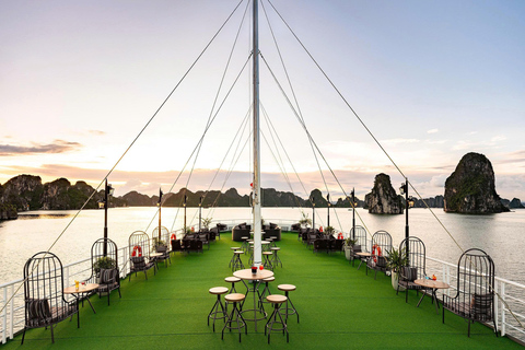 5-Star Ha Long Day Cruise with Jacuzzi, Lunch & Free Drink Day Cruise With Meal