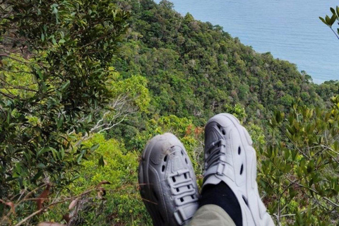 Langkawi Hidden Waterfall Hiking Tour with Thai Island Views