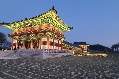 Busan: Excursão compartilhada para ver o pôr do sol em Gyeongju em van de luxoBusan: Excursão compartilhada para ver o pôr do sol em Gyeongju em uma van de luxo