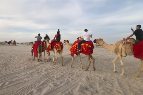 Safari na pustyni w Doha: walenie w wydmy, przejażdżka na wielbłądzie, morze śródlądoweSafari na pustyni w Doha: walenie w wydmy/przejażdżka na wielbłądzie/wizyta w morzu śródlądowym
