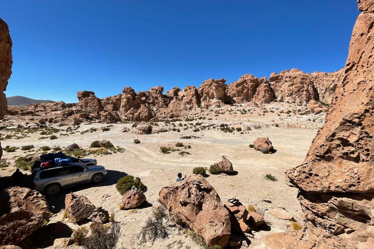 San Pedro de Atacama: 4-tägige Tour durch die Uyuni Salzwiesen