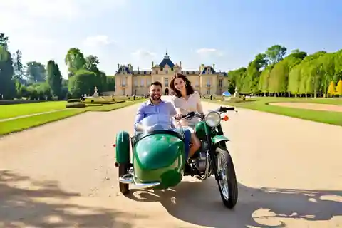 From Paris: Versailles Vintage Sidecar Tour with Entrance